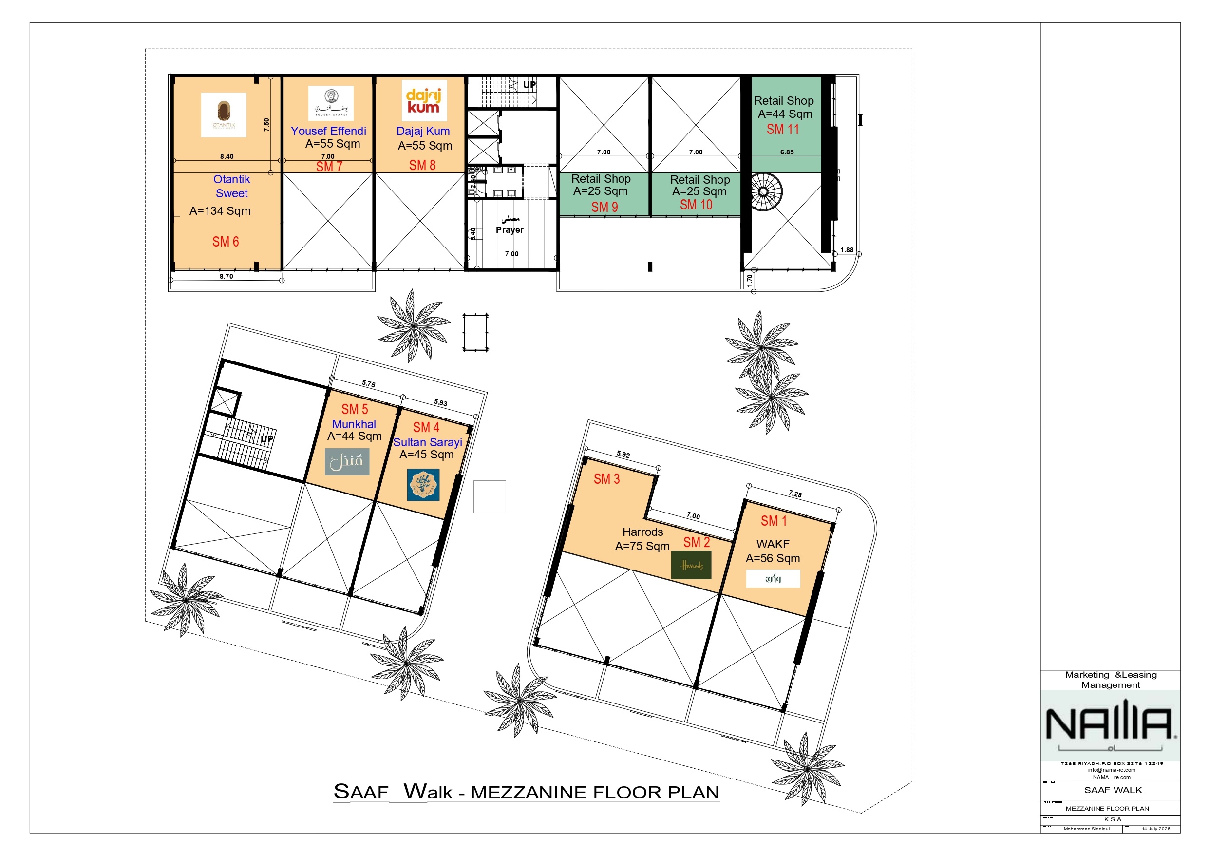 Saaf walk — plan 1