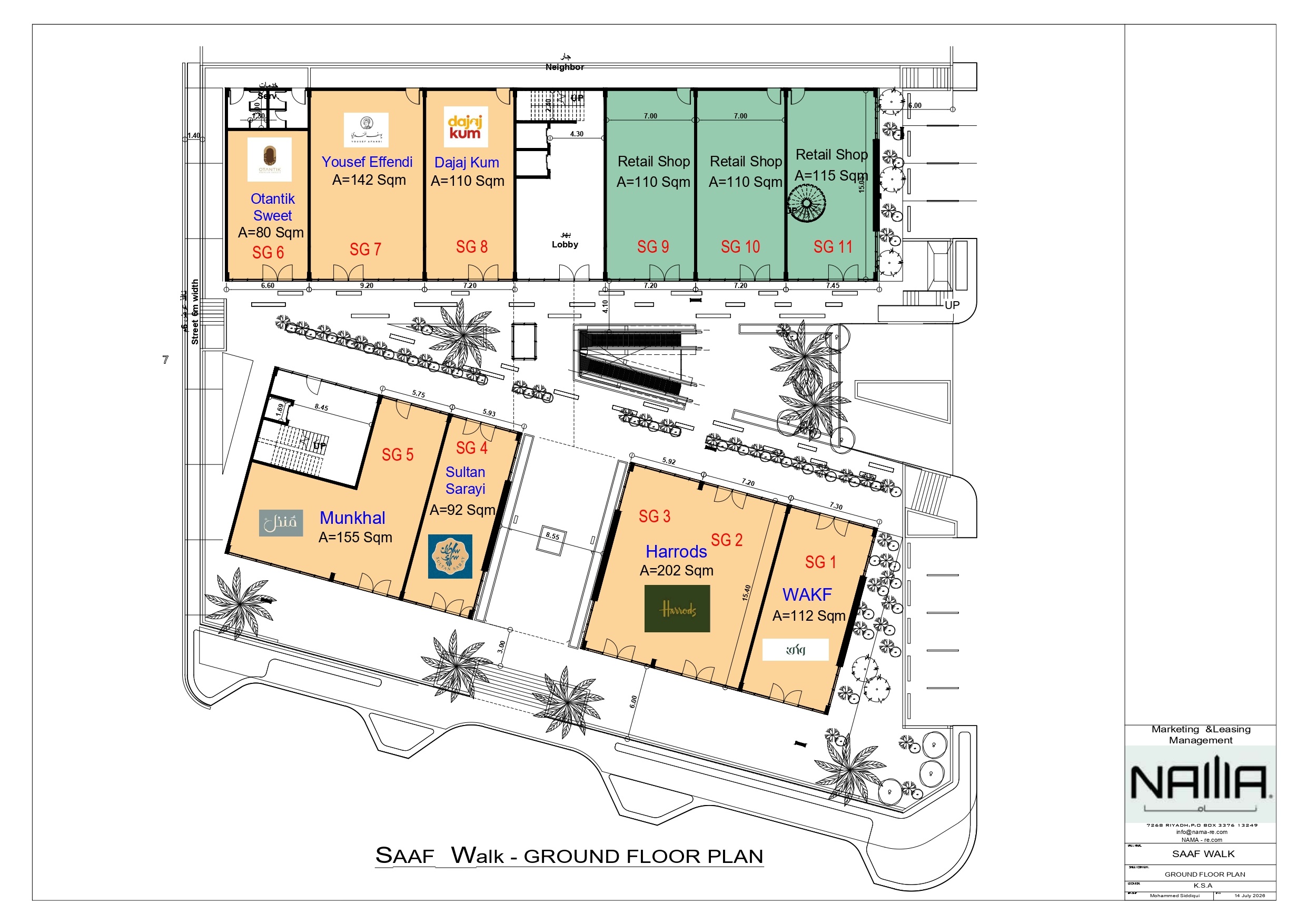 Saaf walk — plan 2